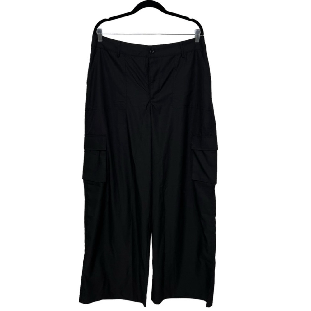 Naked Wardrobe Black Wide Leg Pants